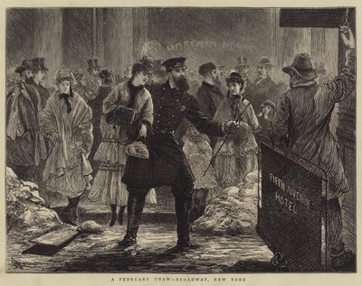Dégel de février, Broadway, New York - William John Hennessy