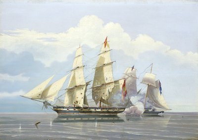 La capture du navire négrier espagnol 