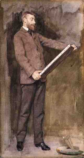 Portrait de Norman Garstin (1847-1926) vers 1882 - William John Wainwright