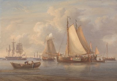 Bateaux de pêche néerlandais à l
