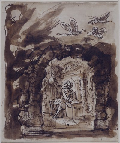 Alexandre Pope dans sa grotte - William Kent
