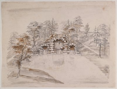 Chiswick, design pour une cascade - William Kent