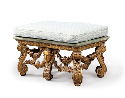 Tabouret George II, vers 1740 - William Kent