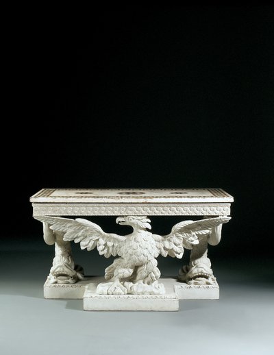 Une des deux tables de côté de George II - William Kent