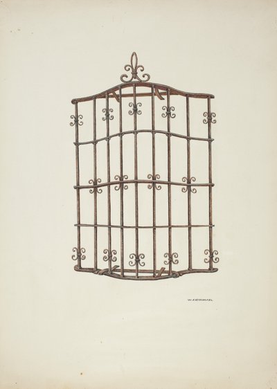 Grille en fer, 1941 - William Kieckhofel