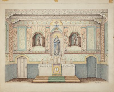 Mission La Purisima - Restaurée en 1941 - William Kieckhofel