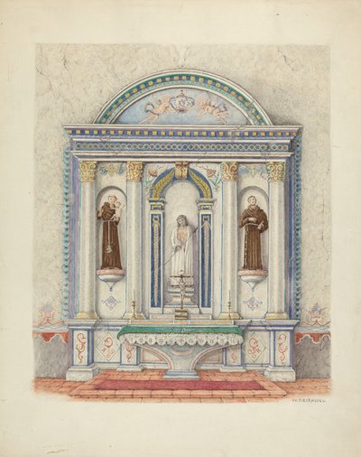 Autel latéral, Mission San Luis Rey - William Kieckhofel