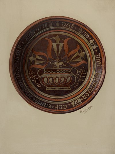 Plat allemand de Pennsylvanie, vers 1937 - William L Antrim