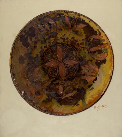 Assiette allemande de Pennsylvanie - William L Antrim
