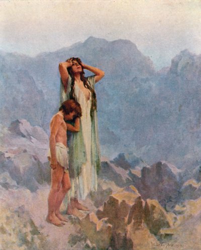 Agar et Ismaël dans le désert - William Ladd Taylor