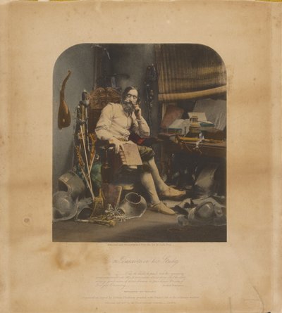 Don Quichotte dans son bureau - William Lake Price