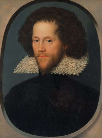Portrait de Gray Brydges, cinquième baron Chandos, de Sudeley Castle, Gloucestershire (1579-1621) - William Larkin