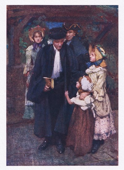 Même les enfants le suivaient avec des ruses attachantes, et tiraient sa robe, pour partager le sourire de l