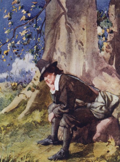 Illustration pour The Compleat Angler par Izaak Walton - William Lee Hankey