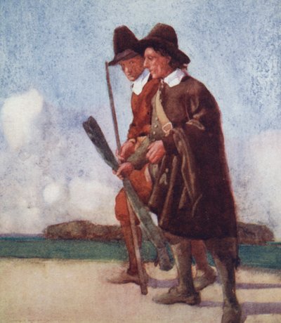 Illustration pour The Compleat Angler par Izaak Walton - William Lee Hankey