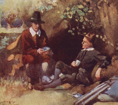 Illustration pour Le Pêcheur Complet par Izaak Walton - William Lee Hankey