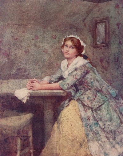 Illustration pour The Deserted Village par Oliver Goldsmith - William Lee Hankey