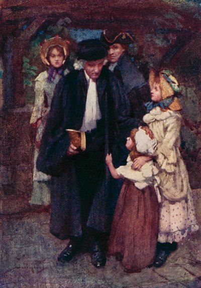 Illustration pour Le Village Abandonné par Oliver Goldsmith - William Lee Hankey