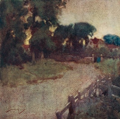 Illustration pour Le Village Abandonné par Oliver Goldsmith - William Lee Hankey