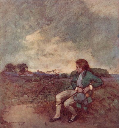 Illustration pour Le Village Abandonné par Oliver Goldsmith - William Lee Hankey