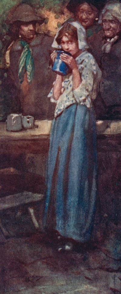 Illustration pour Le Village déserté par Oliver Goldsmith - William Lee Hankey
