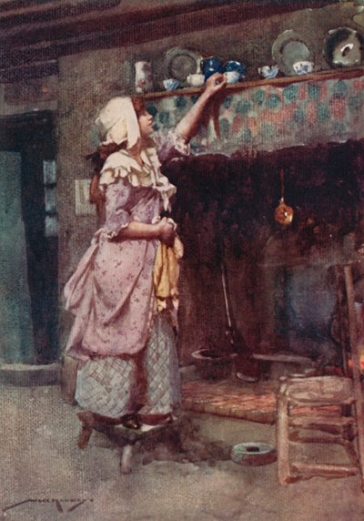 Illustration pour Le Village déserté par Oliver Goldsmith - William Lee Hankey