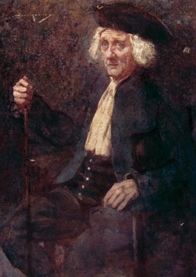 Illustration pour The Deserted Village par Oliver Goldsmith - William Lee Hankey