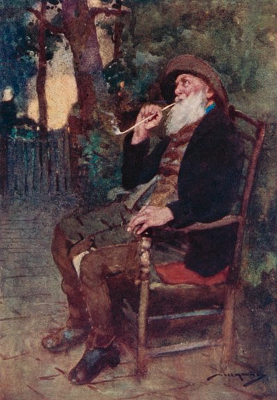 Illustration pour The Deserted Village par Oliver Goldsmith - William Lee Hankey