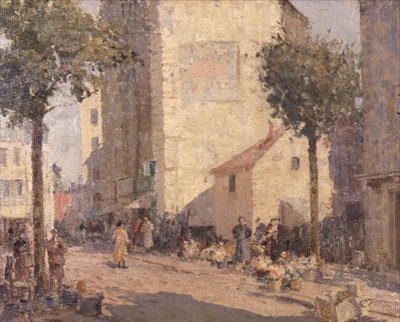Poterie et Fleurs, Dieppe - William Lee Hankey
