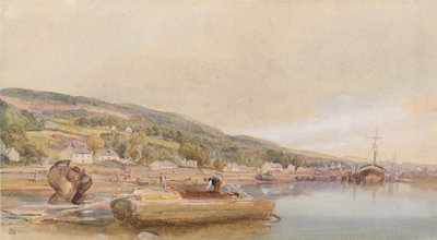 Sur la Clyde près de Bowling - William Leighton Leitch