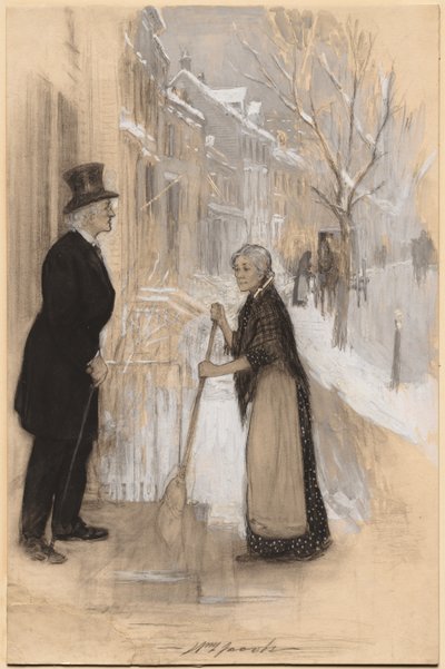 Esquisse pour illustrer "Non Honorablement Libéré" - William Leroy Jacobs