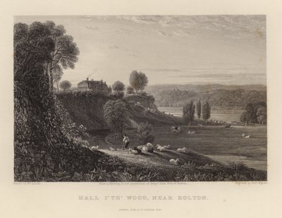 Hall in the Wood près de Bolton - William Linton