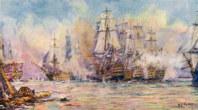 Bataille de Trafalgar - William Lionel (after) Wyllie