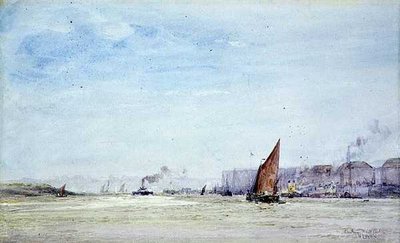 Chantier naval de Chatham - William Lionel Wyllie
