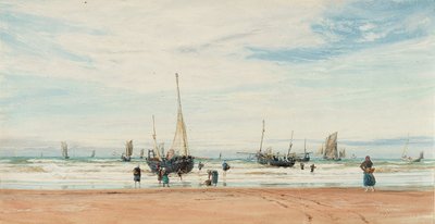 Plan du chantier naval de Portsmouth (Angleterre) en 1850. Dessin et aquarelle (65,5x79,5 cm), d