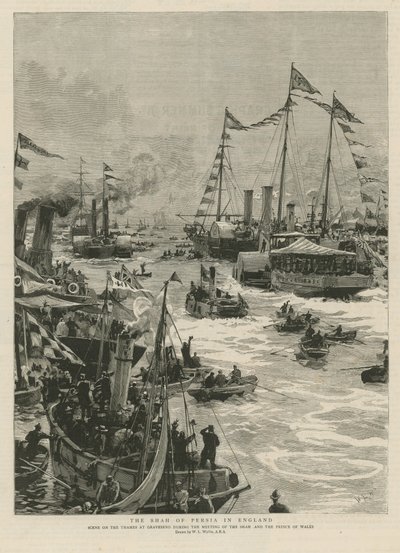Le Shah de Perse en Angleterre - William Lionel Wyllie