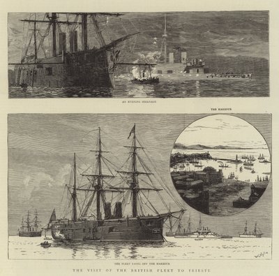 La Visite de la Flotte Britannique à Trieste - William Lionel Wyllie