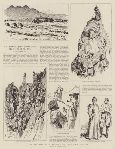 Les Alpes écossaises, autour des collines de Coolin - William Lockhart Bogle