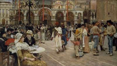 La Piazza di San Marco, Venise, 1883 - William Logsdail