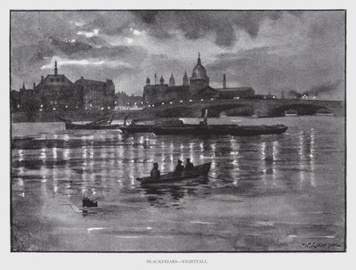 Blackfriars, crépuscule - William Luker