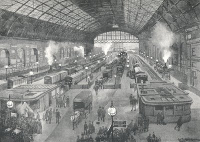 Gare de Cannon Street - Nuit, 1891 - William Luker