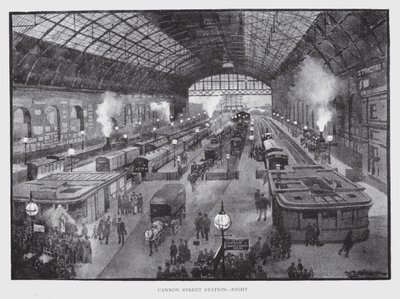 Gare de Cannon Street, nuit - William Luker