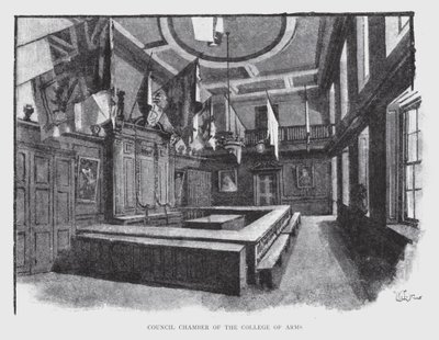 Salle du Conseil du College of Arms - William Luker