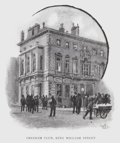 Gresham Club, King William Street - William Luker