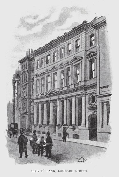 Banque Lloyds, Lombard Street - William Luker