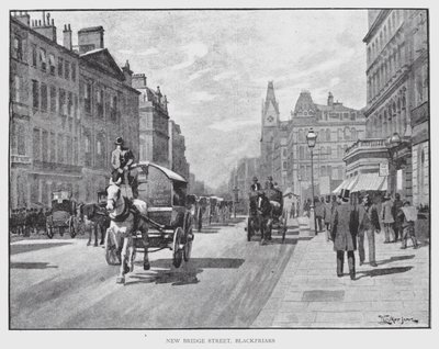 New Bridge Street, Blackfriars - William Luker