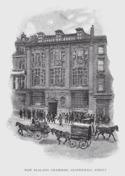 Chambres de Nouvelle-Zélande, rue Leadenhall - William Luker