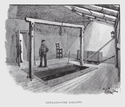 Newgate, la potence - William Luker