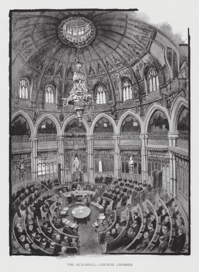 Guildhall, Salle du Conseil - William Luker