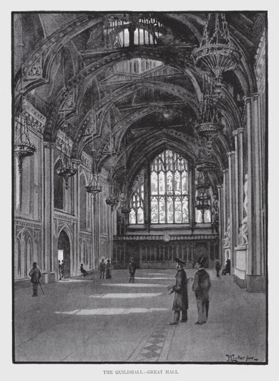 Guildhall, Grande Salle - William Luker